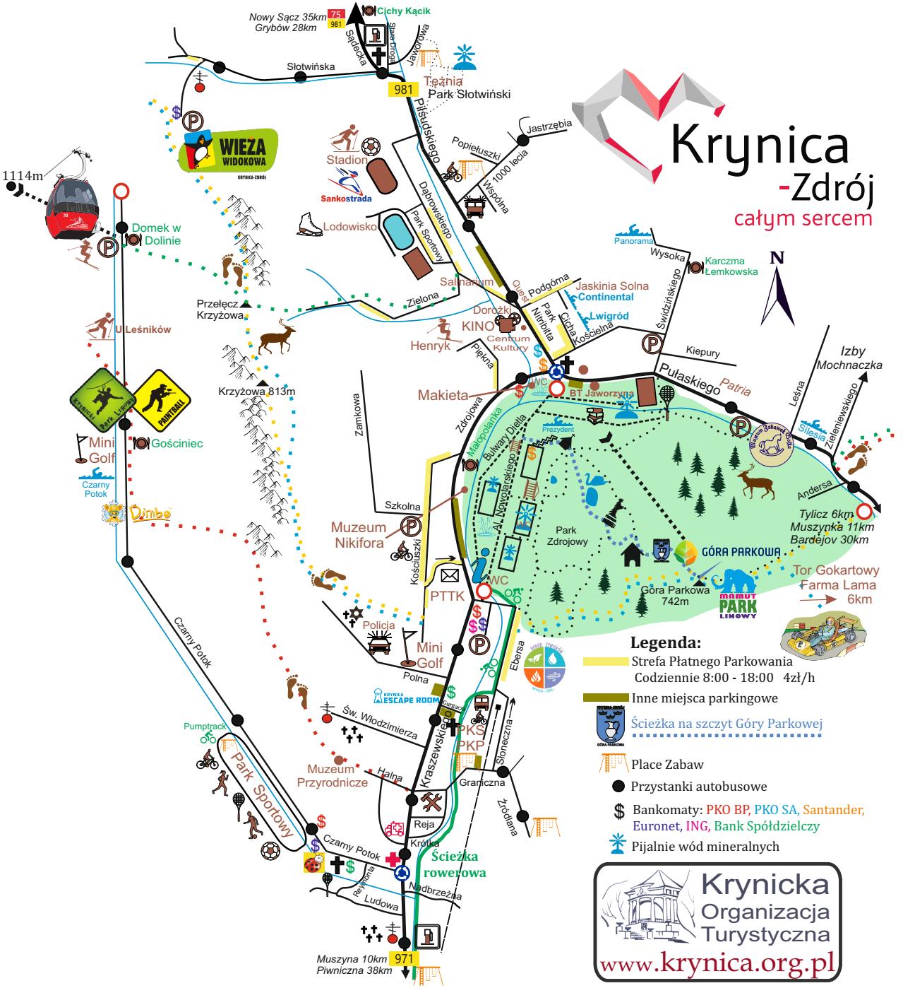Mapka-Krynica-Parkingi-2026