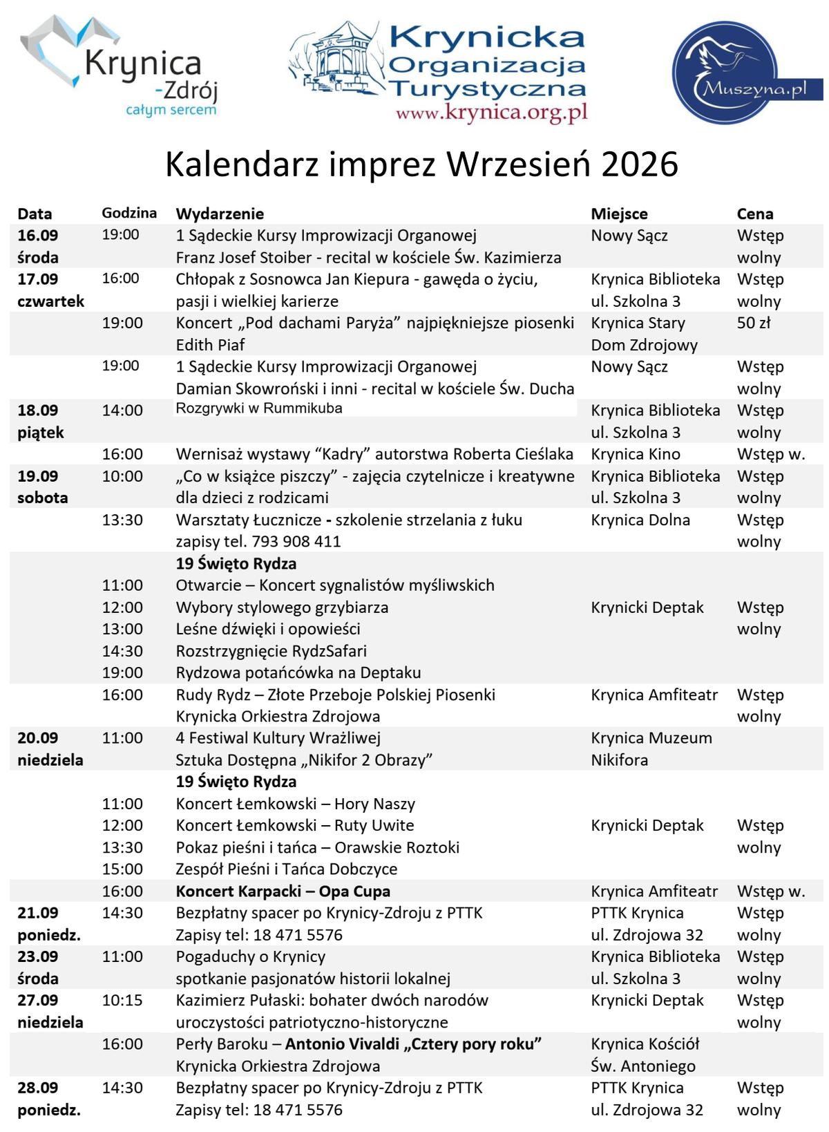 Imprezy-Krynica-9.2026